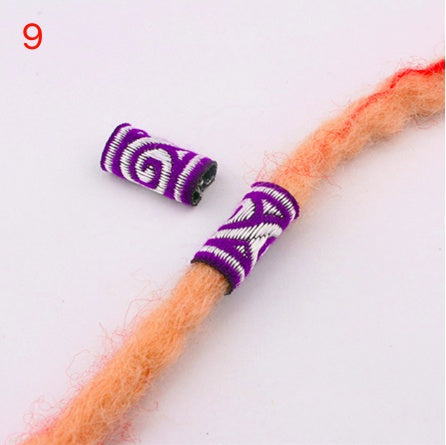 10 Pcs / Lot colorful mix fabric hair braid