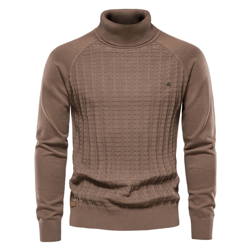 Solid Color Men's Knitwear Business Casual Sweater