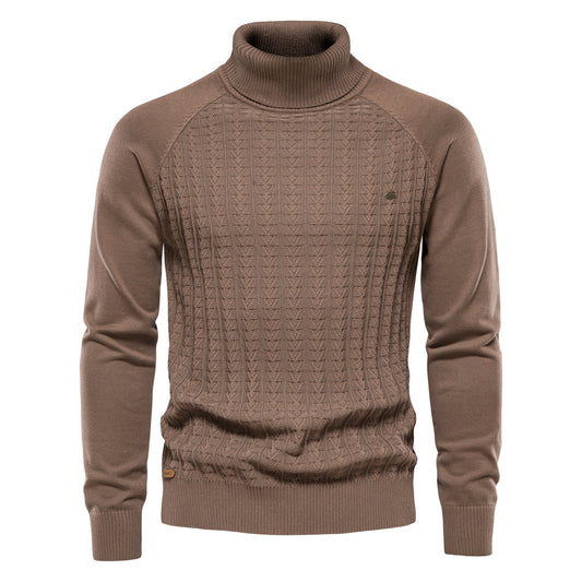 Solid Color Men's Knitwear Business Casual Sweater