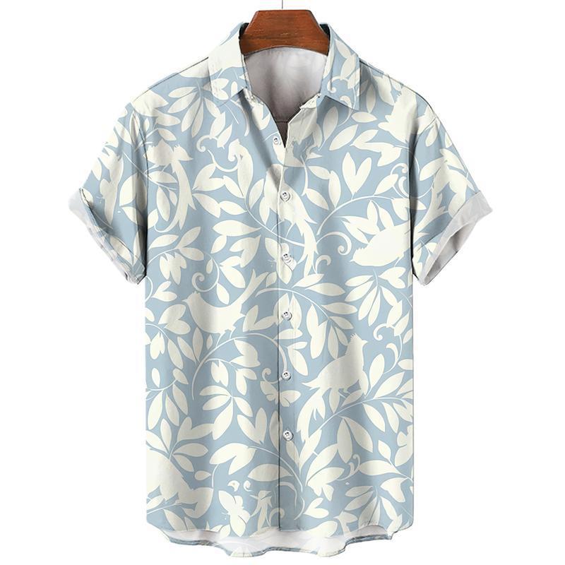 Breathable Quick-drying Casual Sports Short Sleeve 3D Printing Flower