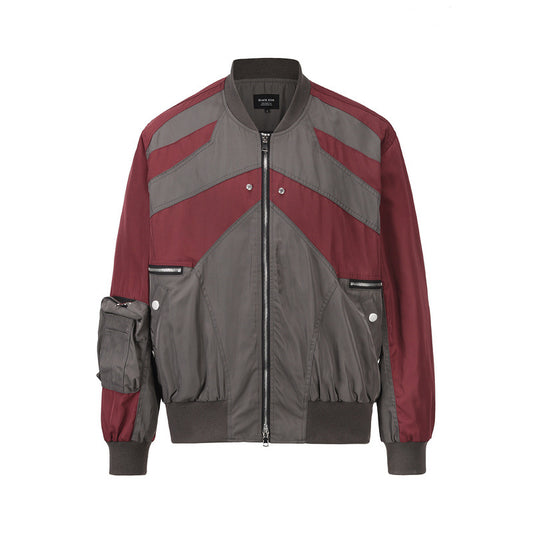 High Street Fashion Multi-functional Splice Functional Jacket