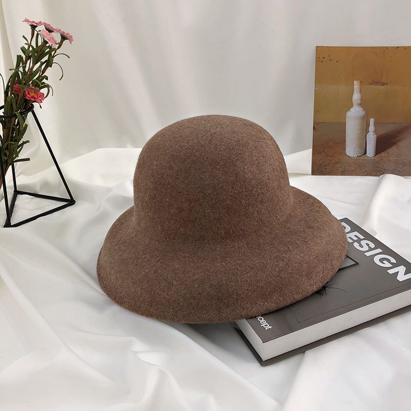 Women's Fashion Retro Solid Color Fisherman's Hat
