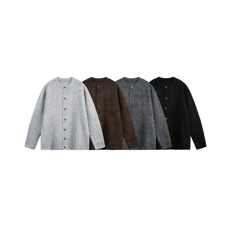 Retro High-end Cardigan Knit Sweater