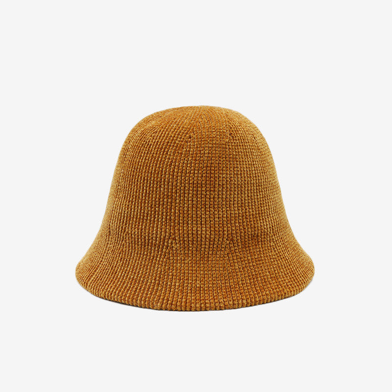 Warm Women's Chenille Fisherman's Hat Versatile Casual Knitting