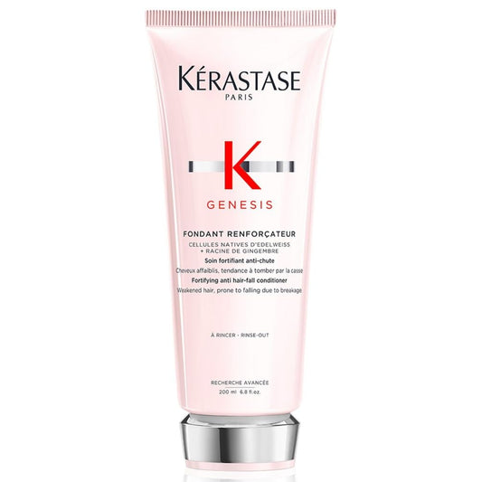 Kérastase Genesis, Acondicionador Fortificante, Tratamiento Anticaída, Sin Sulfatos Ni Siliconas, Desenredante, Para Pelo Frágil O Debilitado, Fondant Renforçateur, 200 Ml.
