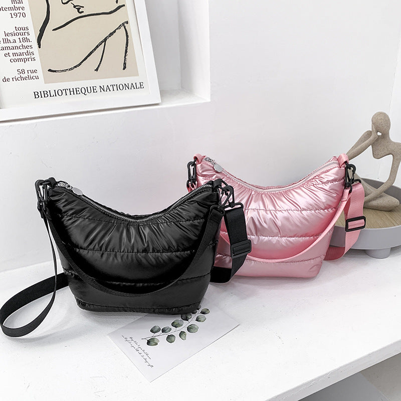 Women's Fashion Feather Single Shoulder Crossbody Bag