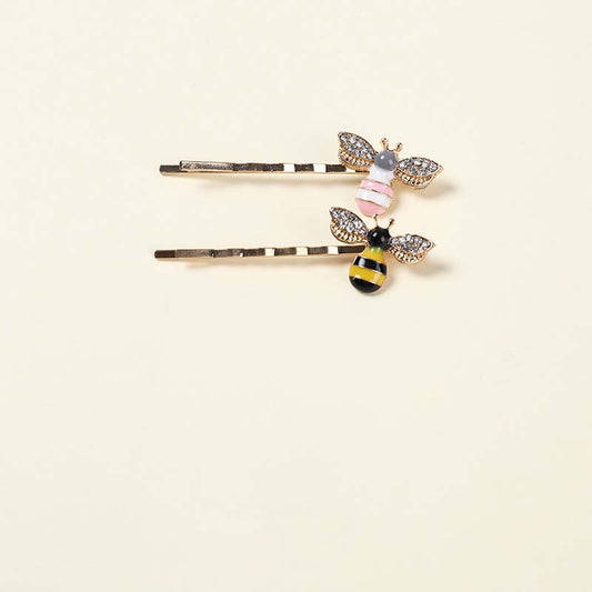 Cute Girly Heart Temperament Little Bee Word Folder