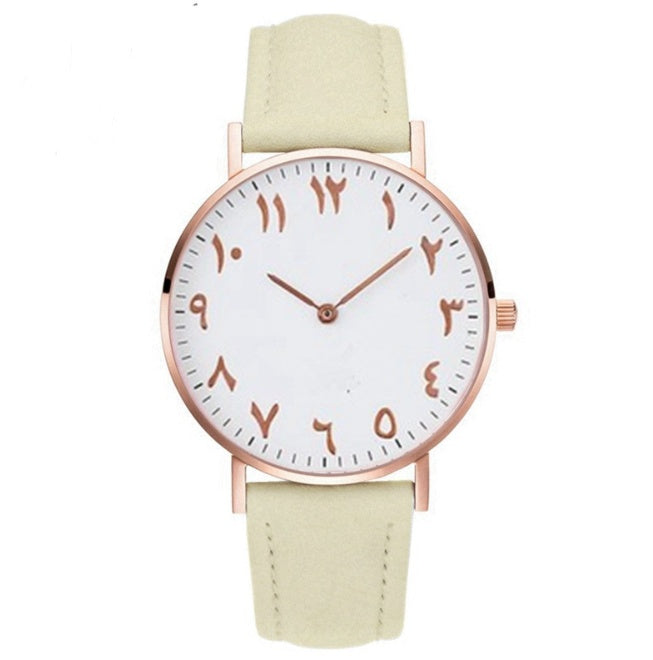 Arabian belt quartz watch ladies watch