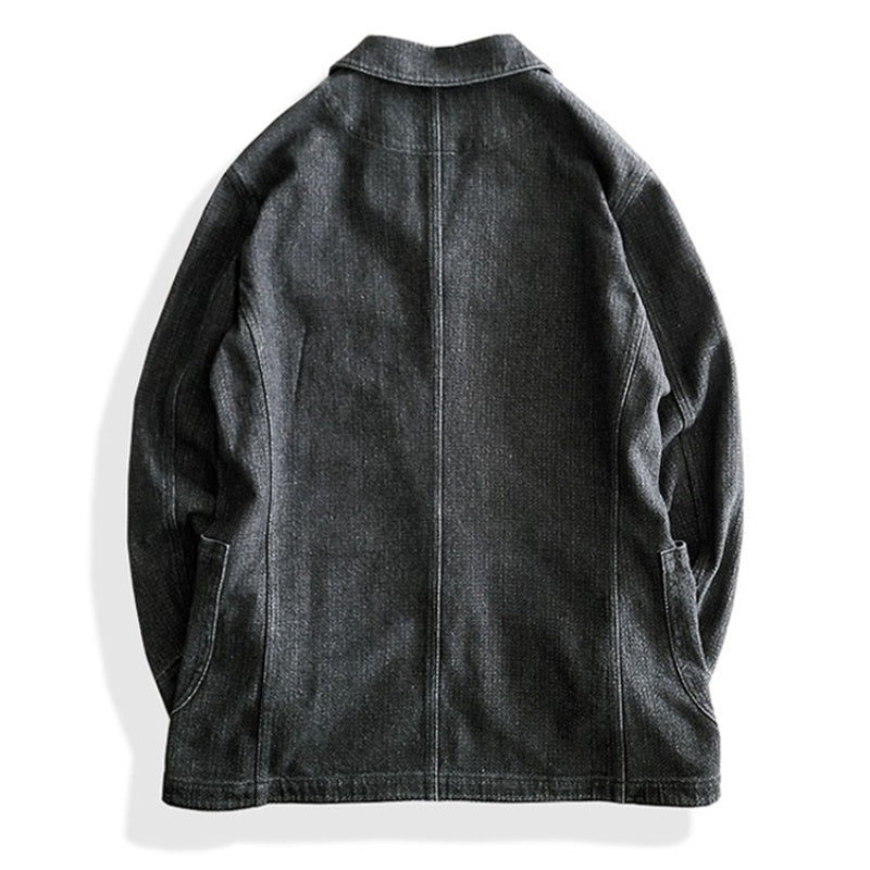 American Retro Workwear Leisure Suit Jacket Coat