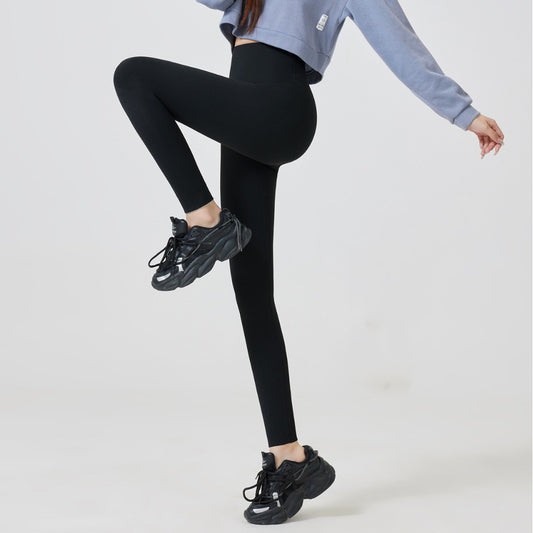 Silk Cashmere Fleece-lined Suspension Yoga Pants