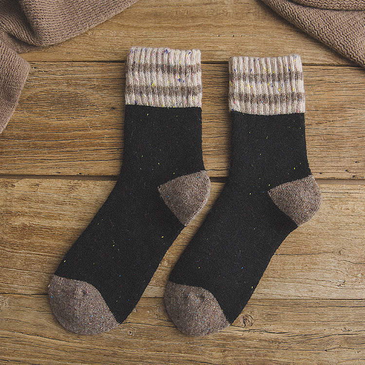 Thickened Warm Terry Female Wool Socks