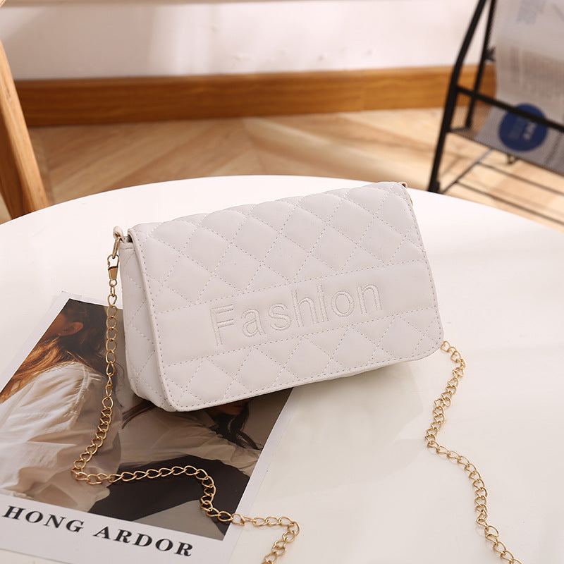 Women's Fashion Personalized Embroidered Small Square Bag