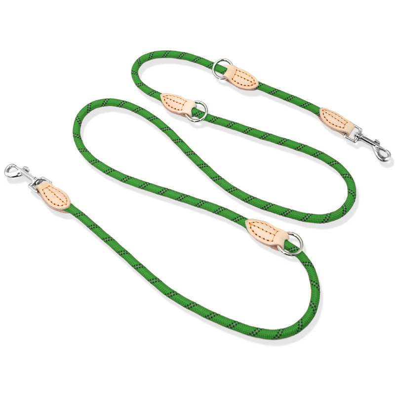 Multifunctional Hook And Chain Sewing Leather Dog Rope