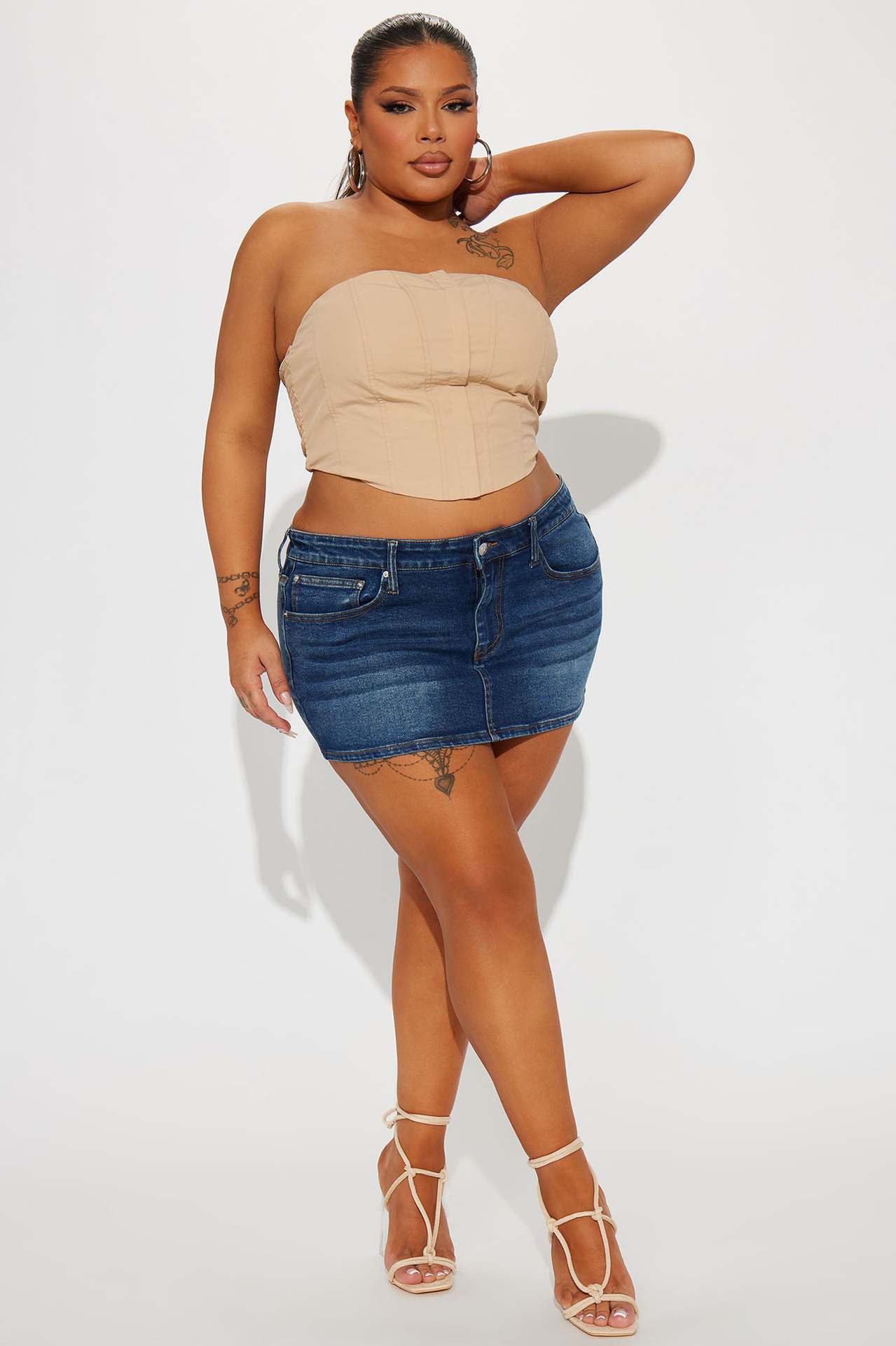 Amazon New Stretch Denim Skirt