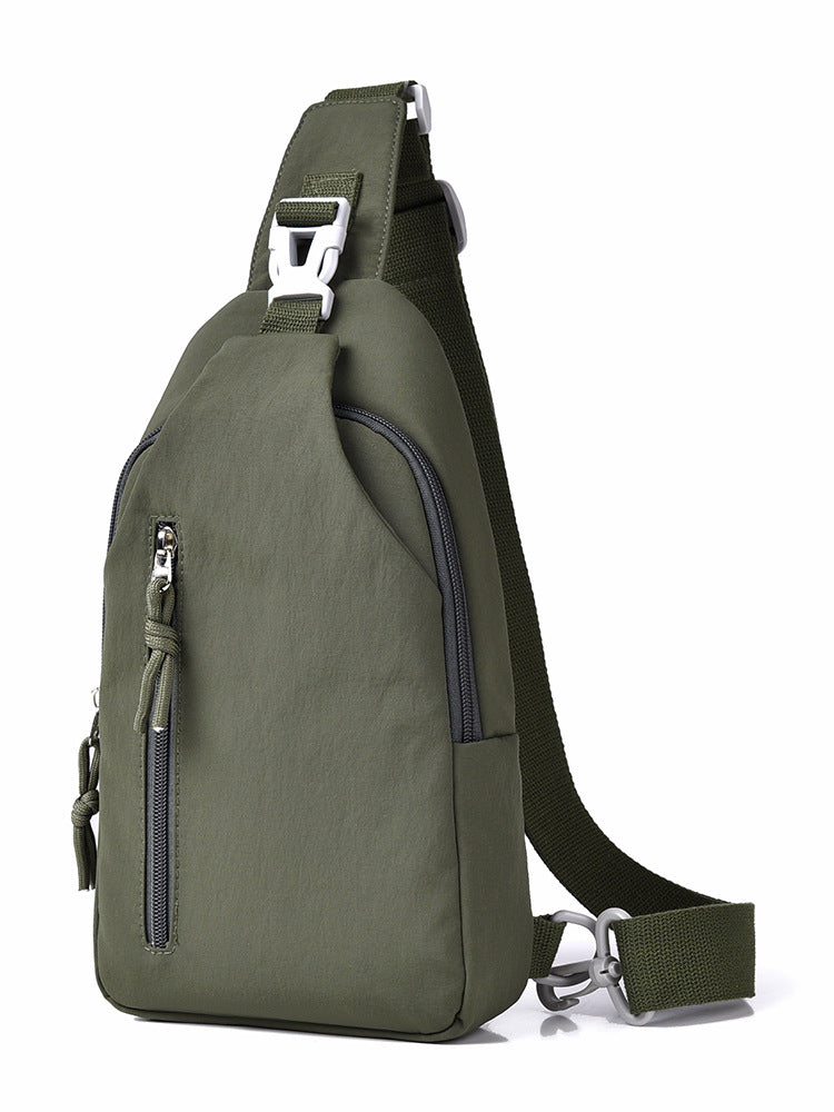 Nylon Casual Crossbody Taske Kompakt Brystrygsæk