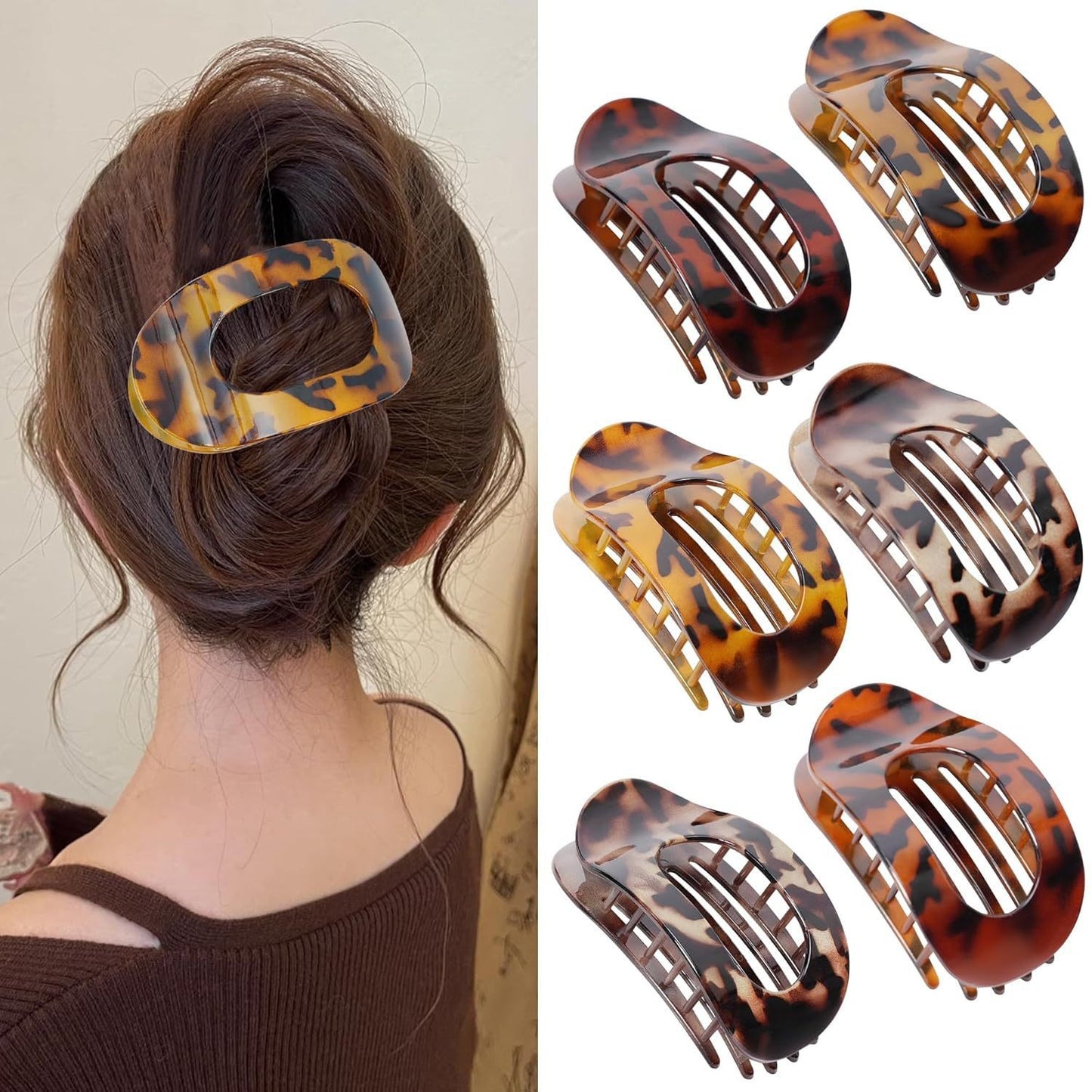 Women's Portable And Simple Plastic Frosted Grip