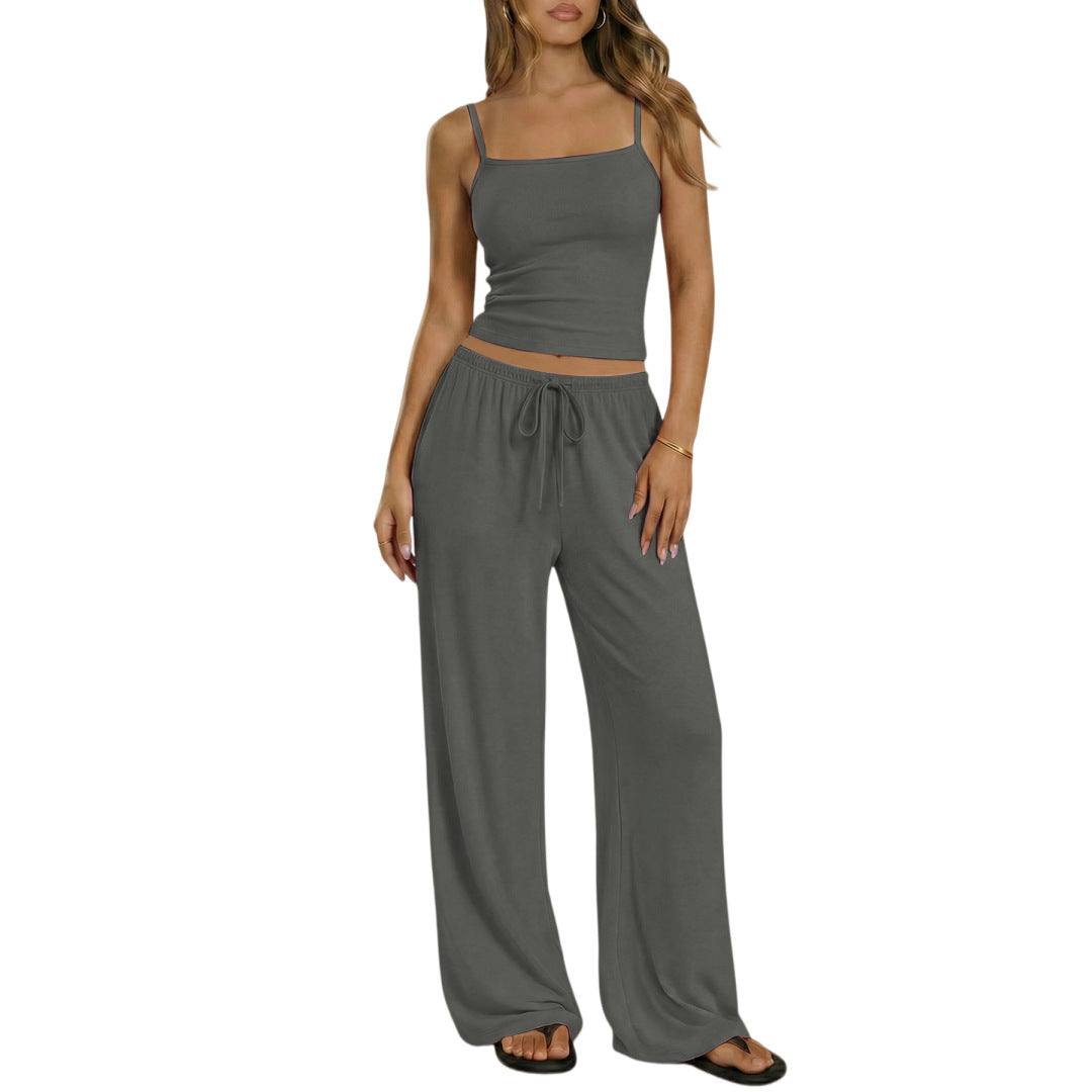 SpringSummer New Womens Vest And Camisole Set