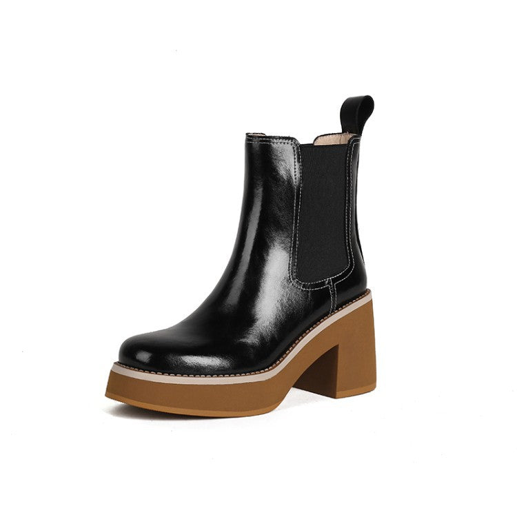Women's High Heel Size Sleeve Short Boots