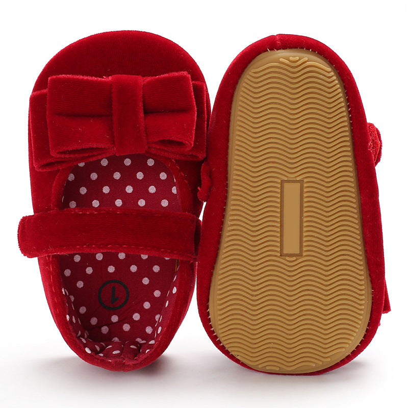 Baby Rubber Sole Princess Toddler Shoes