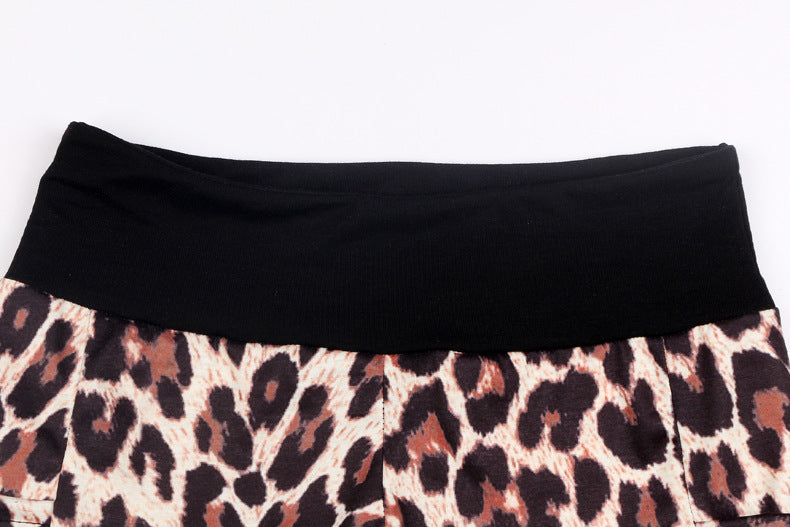 Hofteløftende Leopard Yoga Leggings