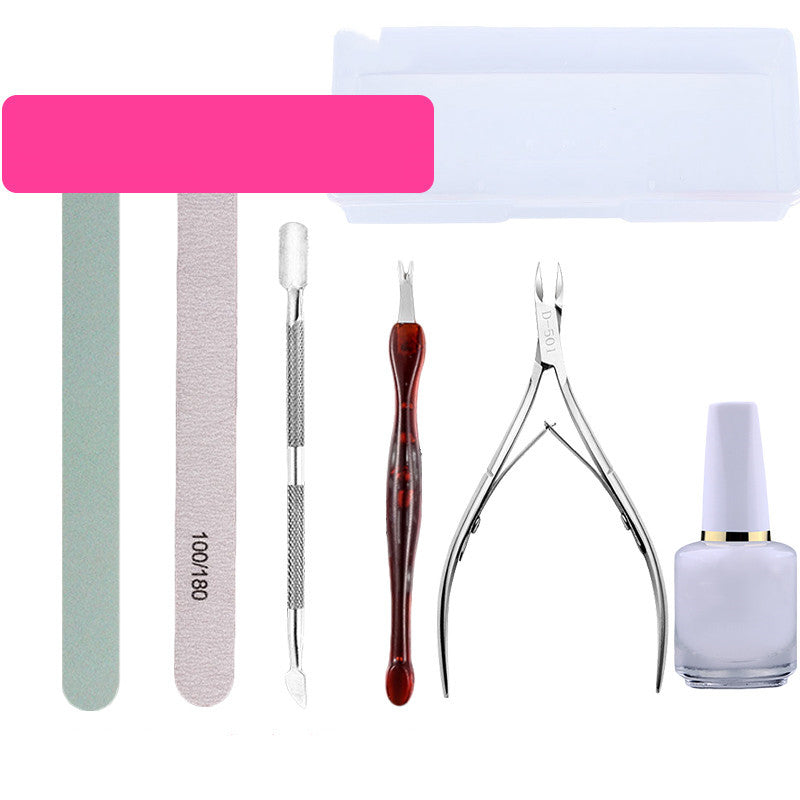 Nail Art Tool Set Decoration Nail File Polishing Strip Polishing Nail Sand Strip Exfoliating Scissors