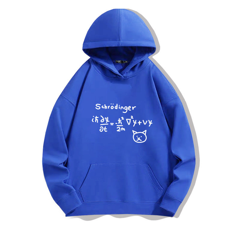 Schrodinger's Cat Hooded Pullover In Summer