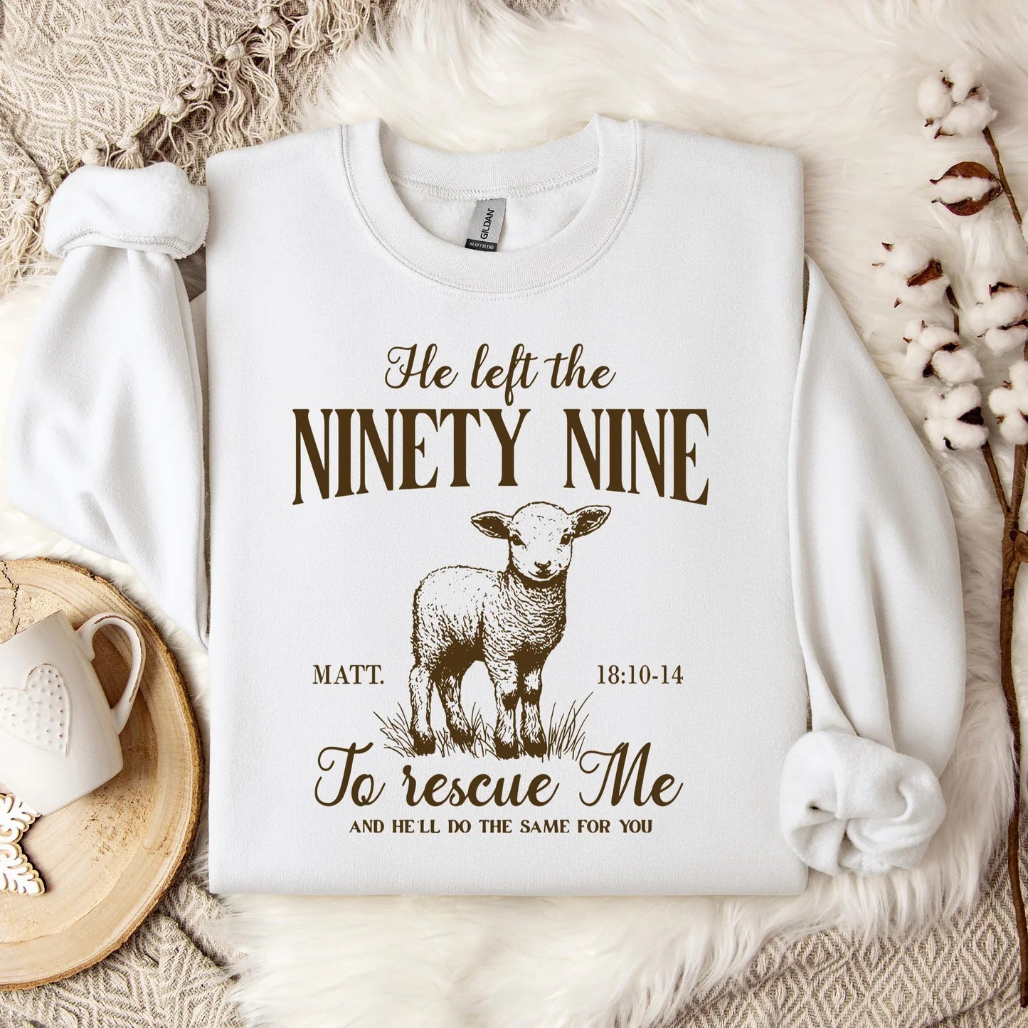 He Left The 99 To Rescue Me Matt Men's And Women's Long Sleeves Sweater
