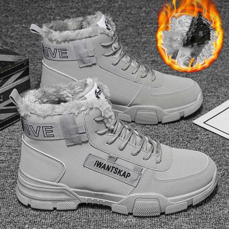 Men's Warm Cotton Shoes Martin Boots