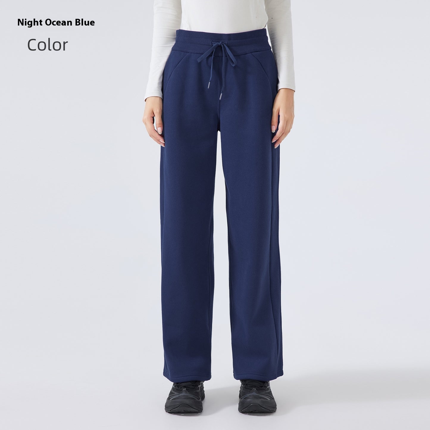 Fleece-lined Warm Fitness Track Sweatpants