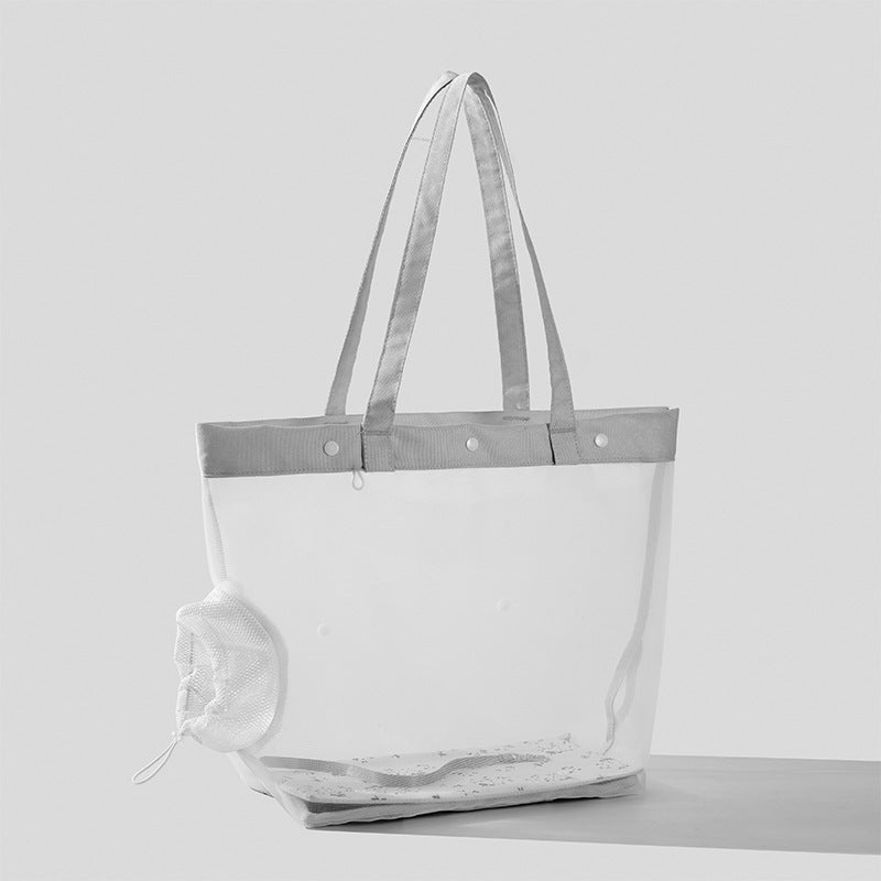 Transparent Solid Color Nylon Cat Portable Pet Shoulder Bag