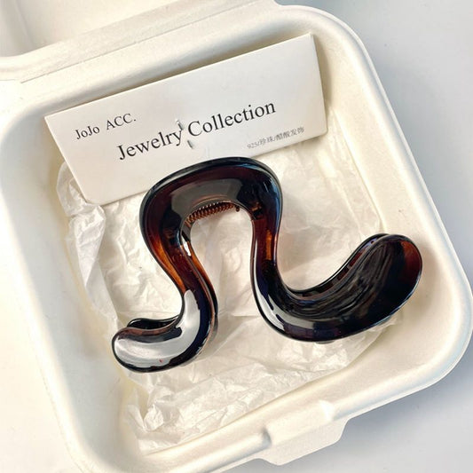 Few Words Grip 8cm Geometric Hair Multi-head Shark Clip