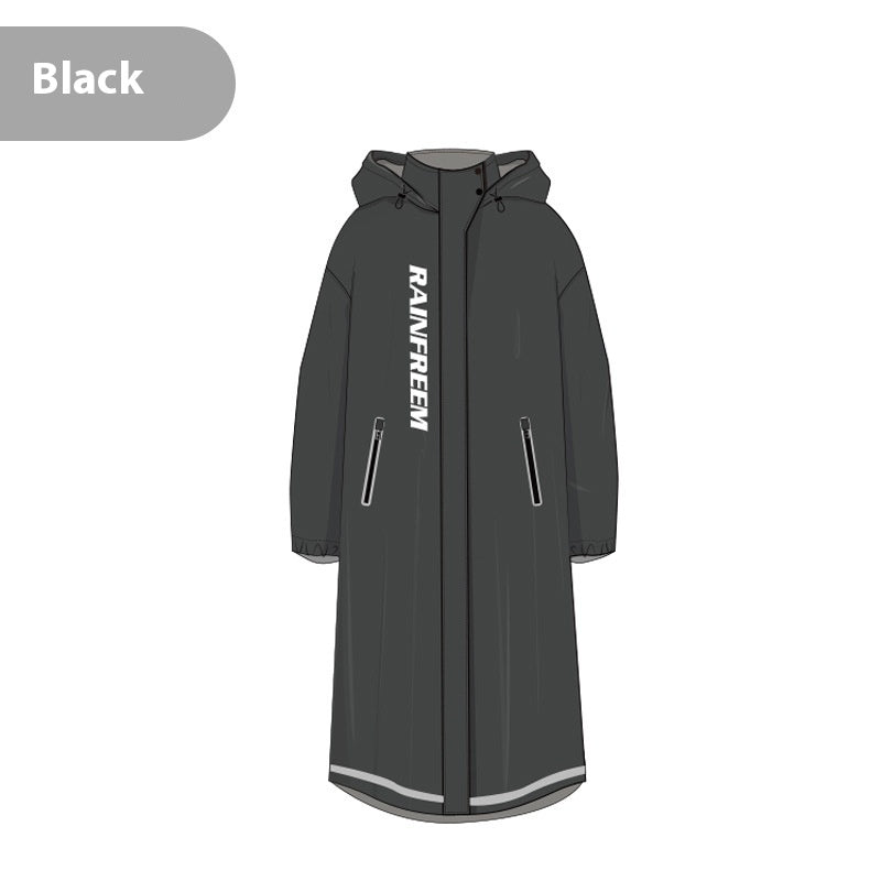 Electric Bike Raincoat Long Full Body Rain-proof One-piece Raincoat Battery Car