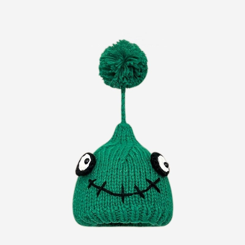 Children's Fashion Simple Wool Pullover Hat