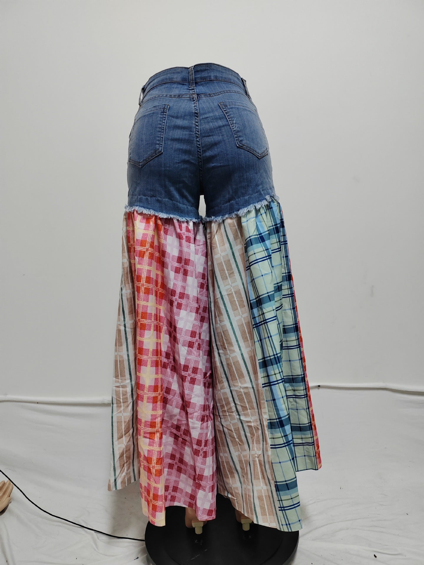 Dame Casual Patchwork Vide Ben Jeans