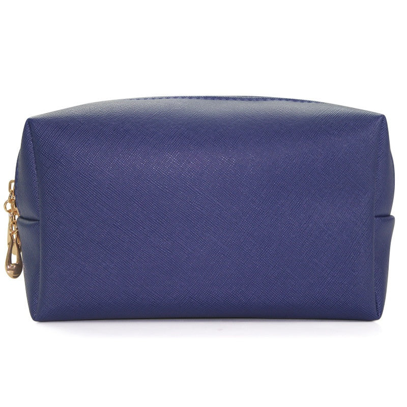 PU Leather Octagonal Square Makeup Storage Bag, Simple Design