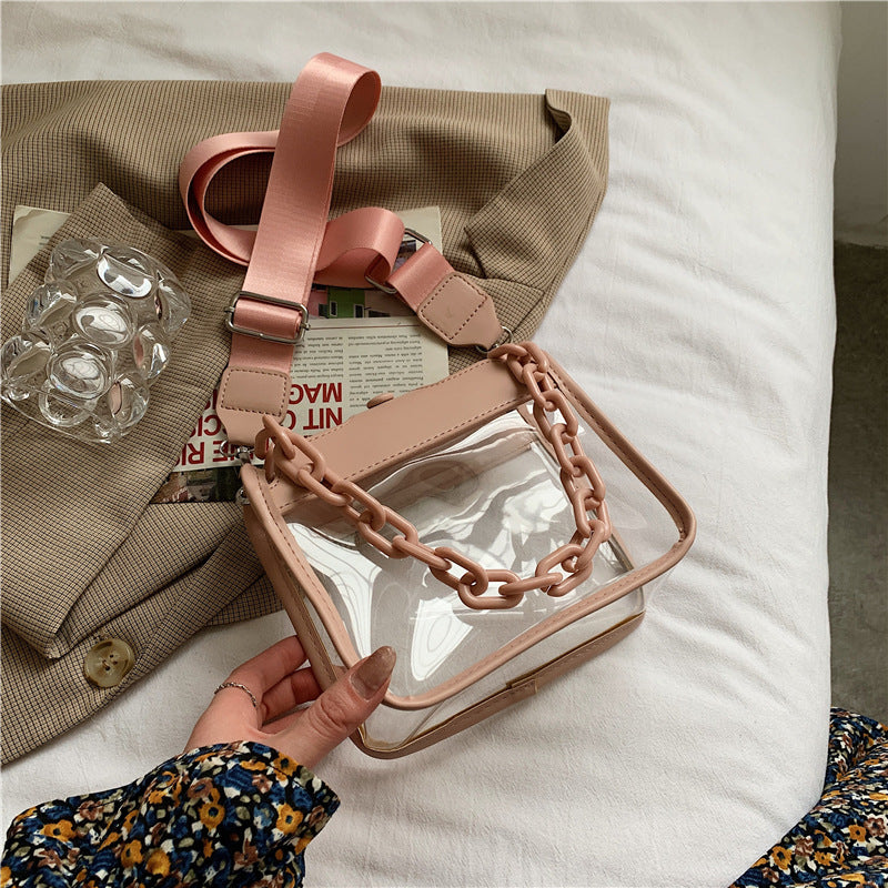 Transparent Crossbody Bag One Shoulder Jelly