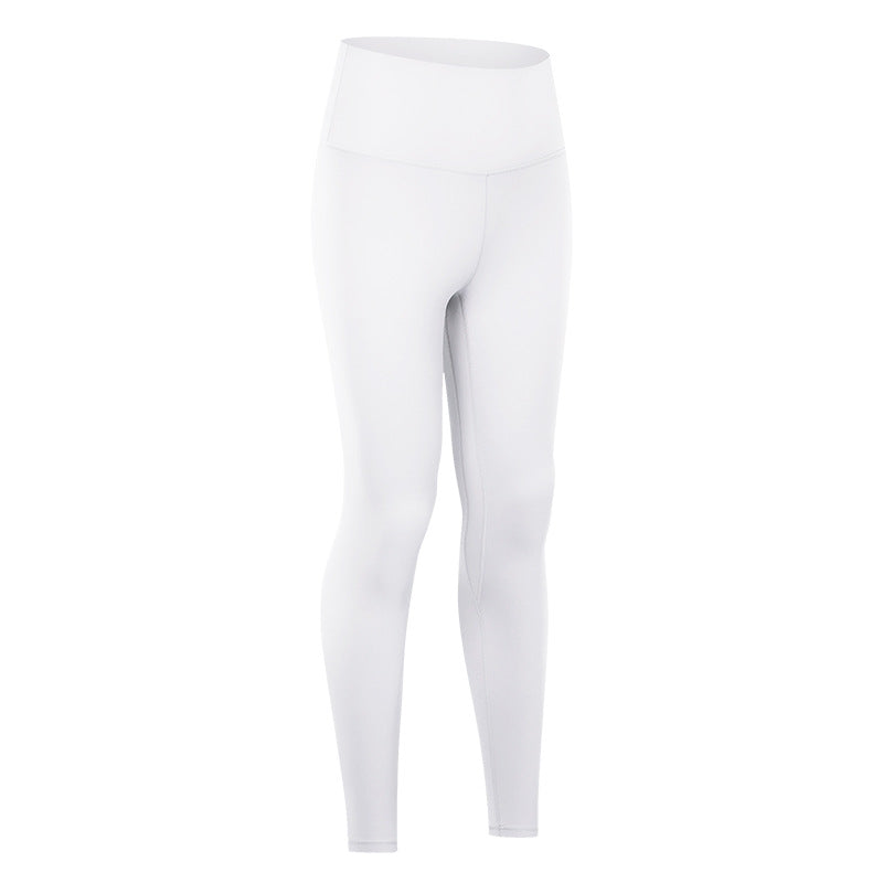 Nude Yoga Pants For Women In Autumn And Winter, High Waist, Hip Lifting, Running Tight