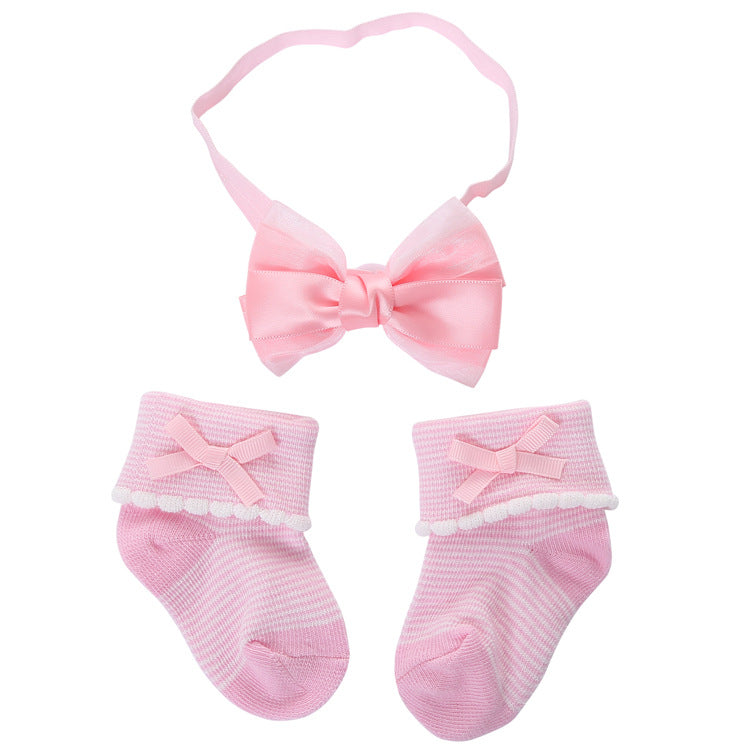 Bow Princess Lace Baby SocksMesh Cute