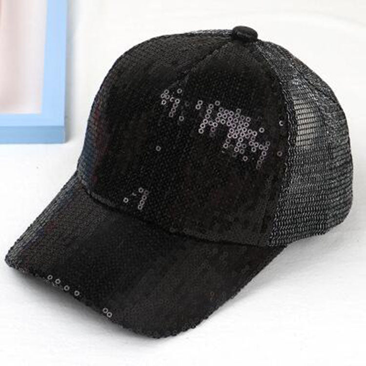 Children's Hat Performance Sequin Baseball Cap