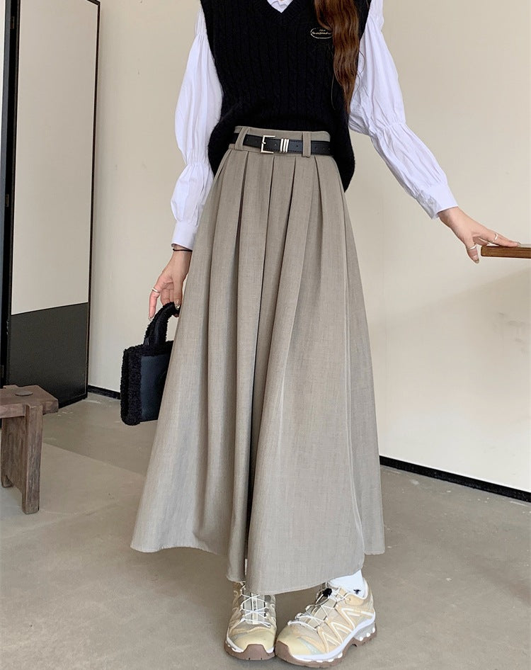 Women's All-matching Slim Fit Temperament Midi Skirt