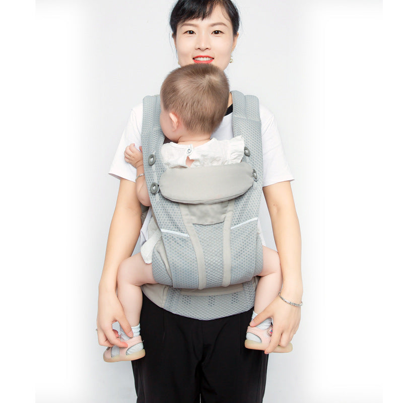 New Breathable Upgraded Four-style Baby Carrier With Waist Stool