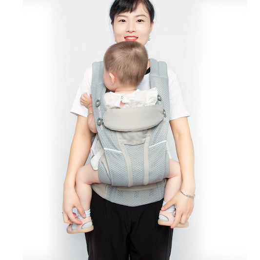 New Breathable Upgraded Four-style Baby Carrier With Waist Stool