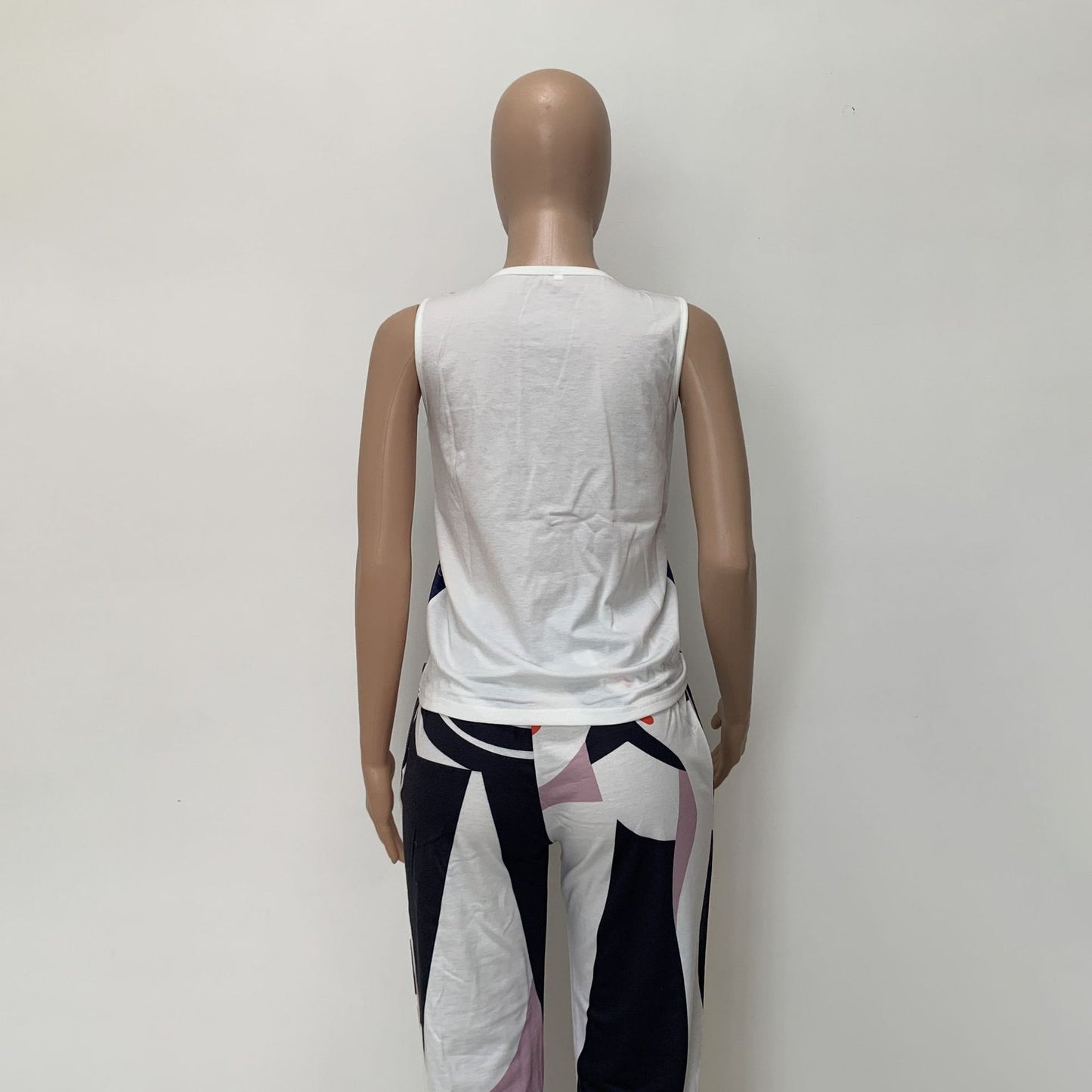Printed Casual Tank Top Sleeveless T Shirt