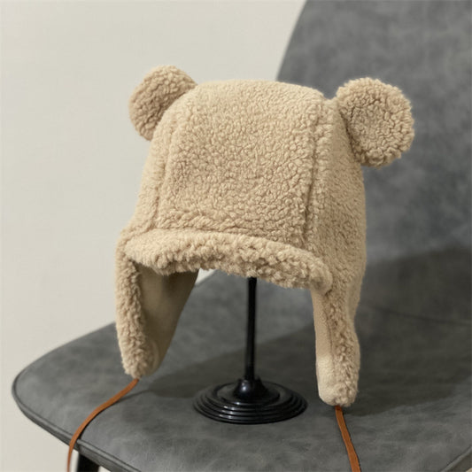 Cute Bear Ears Warm Lei Feng Hat