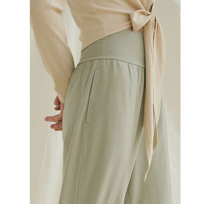 Yoga Loose Wide-leg Pants Can Be Tied