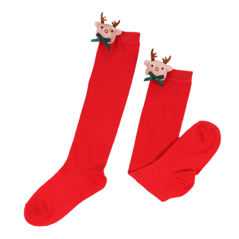 Elk Children's Christmas Stockings Cartoon Doll