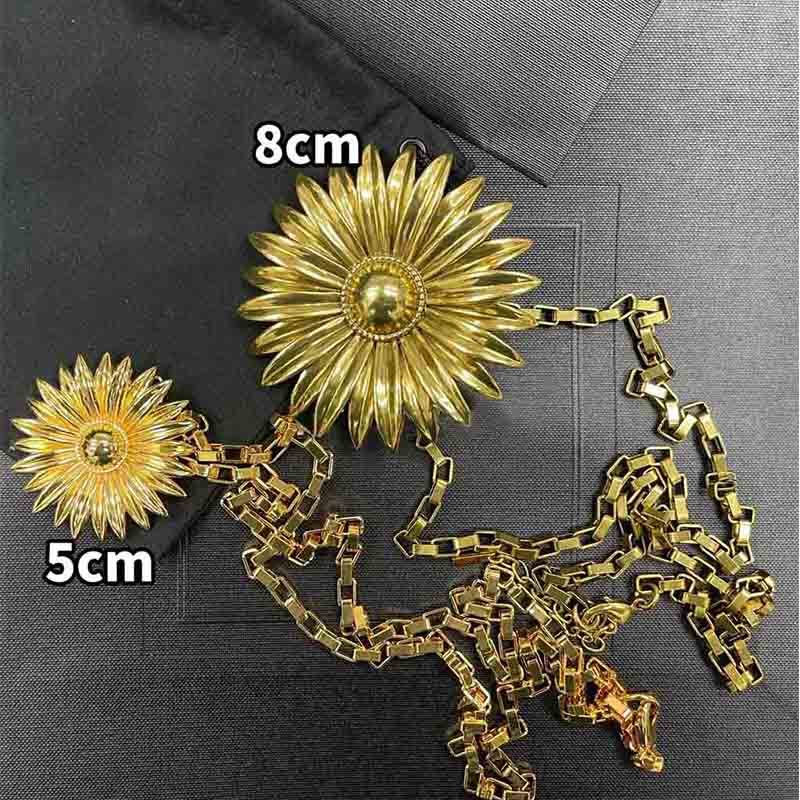 Daisy Flower Metal Waist Chain