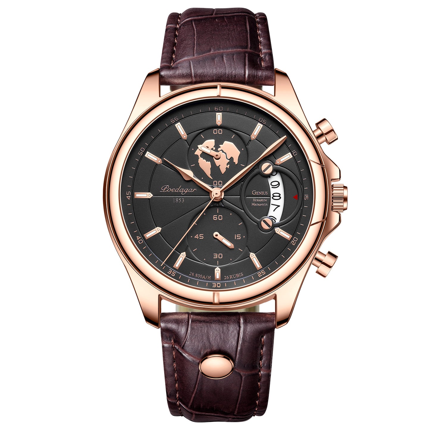 Multifunctional Luminous Men's Waterproof Quartz Watch