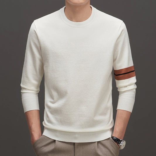 Casual Thickening Men's Round Neck Sweater