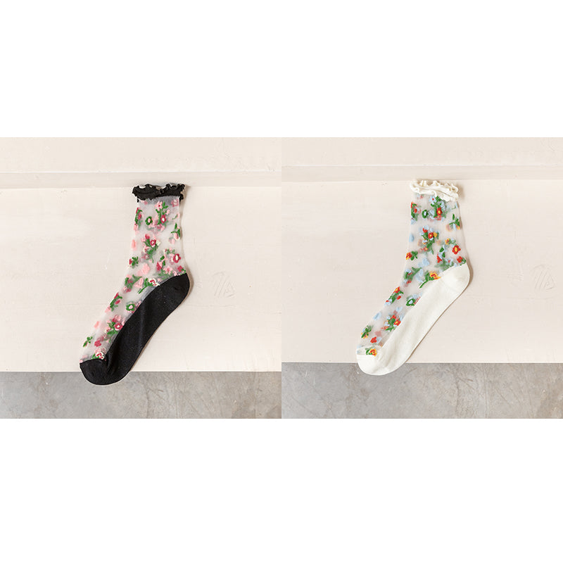 Women's Fashion Personality Crystal Glass Stockings